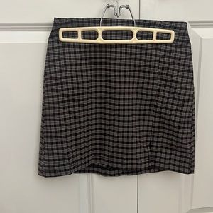 Checkered skirt